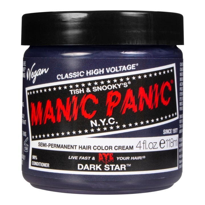 Manic Panic Classic Cream Dark Star i gruppen SKØNHED & HELSE / Hår og styling / Hårpleje / Hårfarve / Hårfarve & Farve bombe hos TP E-commerce Nordic AB (C22920)