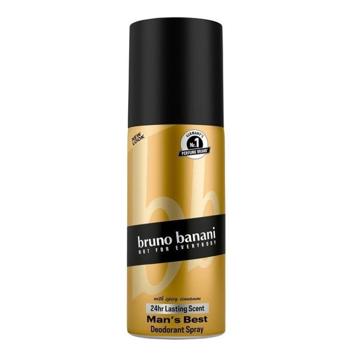 Bruno Banani Man\'s Best Deodorant Spray 150ml i gruppen SKØNHED & HELSE / Duft & Parfume / Deodorant / Deo for ham hos TP E-commerce Nordic AB (C22942)