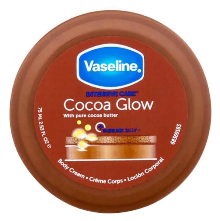 Vaseline Intensive Care Cocoa Glow Body Cream 75ml i gruppen SKØNHED & HELSE / Hudpleje / Kropspleje / Body lotion hos TP E-commerce Nordic AB (C22951)
