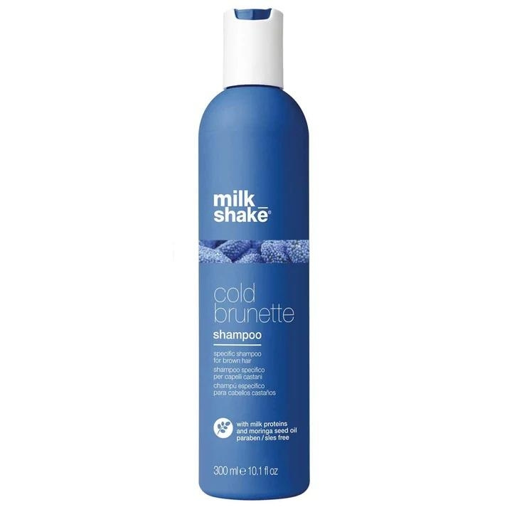 Milk_Shake Cold Brunette Shampoo 300ml i gruppen SKØNHED & HELSE / Hår og styling / Hårpleje / Hårfarve / Sølv shampoo hos TP E-commerce Nordic AB (C23007)