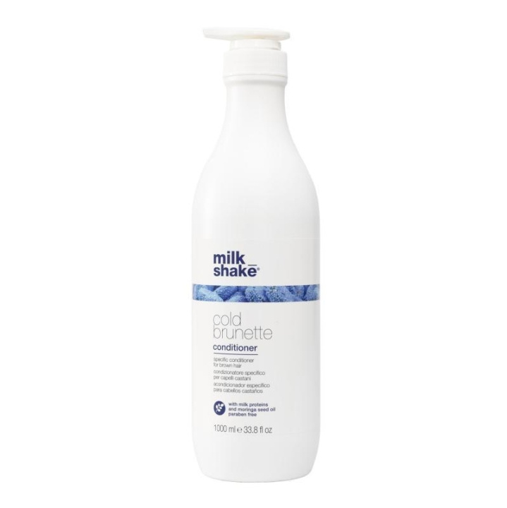 Milk_Shake Cold Brunette Conditioner 1000ml i gruppen SKØNHED & HELSE / Hår og styling / Hårpleje / Hårfarve / Sølv balsam hos TP E-commerce Nordic AB (C23008)