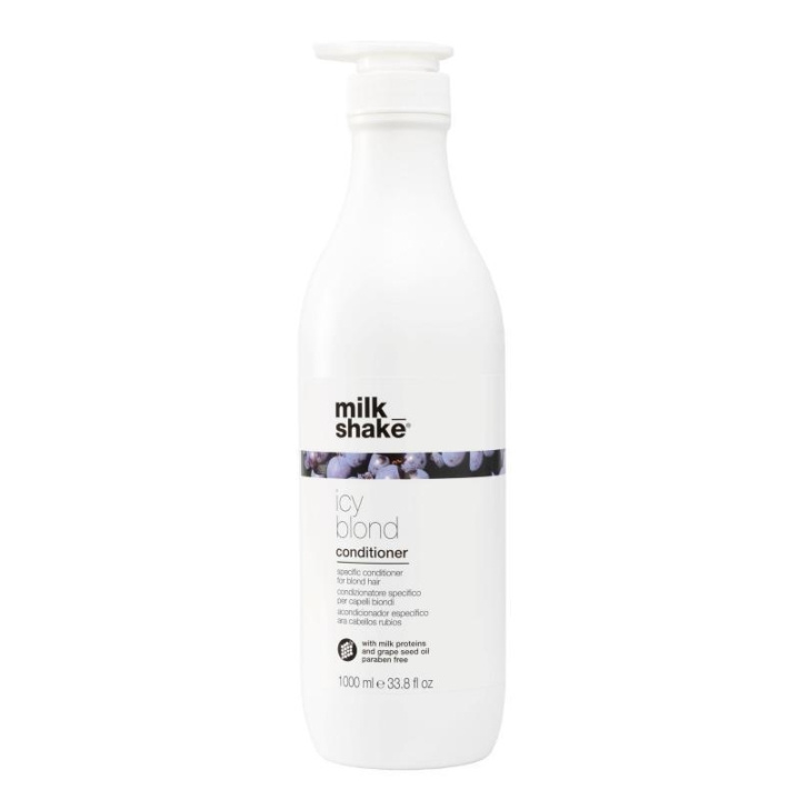 Milk_Shake Icy Blonde Conditioner 1000ml i gruppen SKØNHED & HELSE / Hår og styling / Hårpleje / Hårfarve / Sølv balsam hos TP E-commerce Nordic AB (C23010)