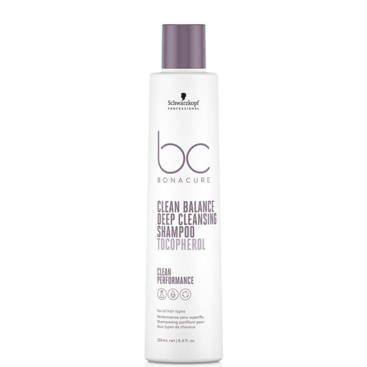 Schwarzkopf BC Clean Balance Deep Cleansing Shampoo 250ml i gruppen SKØNHED & HELSE / Hår og styling / Hårpleje / Shampoo hos TP E-commerce Nordic AB (C23066)