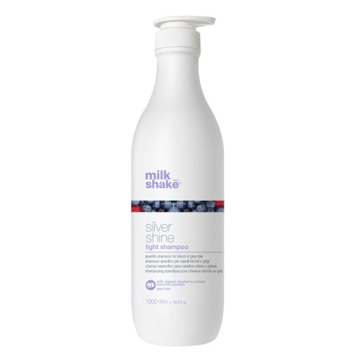 milk_shake Silver Shine Light Shampoo 1000ml i gruppen SKØNHED & HELSE / Hår og styling / Hårpleje / Hårfarve / Sølv shampoo hos TP E-commerce Nordic AB (C23069)