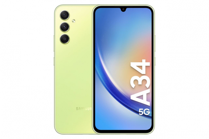 Samsung Galaxy A34 5G 128GB Light Green i gruppen SMARTPHONES & TABLETS / Mobiltelefoner & smartphones hos TP E-commerce Nordic AB (C23157)