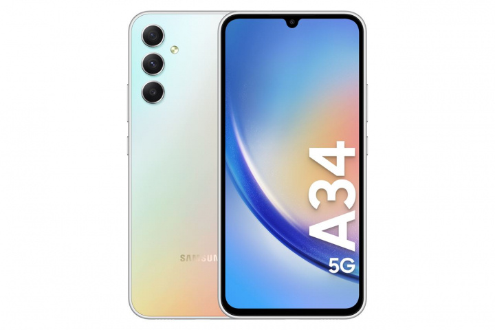 Samsung Galaxy A34 5G 128GB White i gruppen SMARTPHONES & TABLETS / Mobiltelefoner & smartphones hos TP E-commerce Nordic AB (C23159)