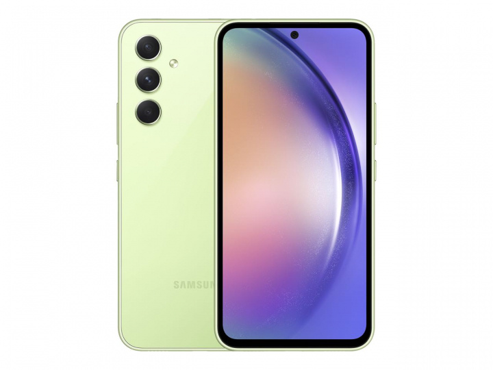 Samsung Galaxy A54 5G 256GB Light Green i gruppen SMARTPHONES & TABLETS / Mobiltelefoner & smartphones hos TP E-commerce Nordic AB (C23170)