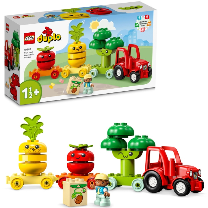 LEGO DUPLO - Frukt Och Grönsakstraktor 10982 i gruppen LEGETØJ, BØRN & BABY / Legetøj / Bygge legesager / Lego hos TP E-commerce Nordic AB (C23224)