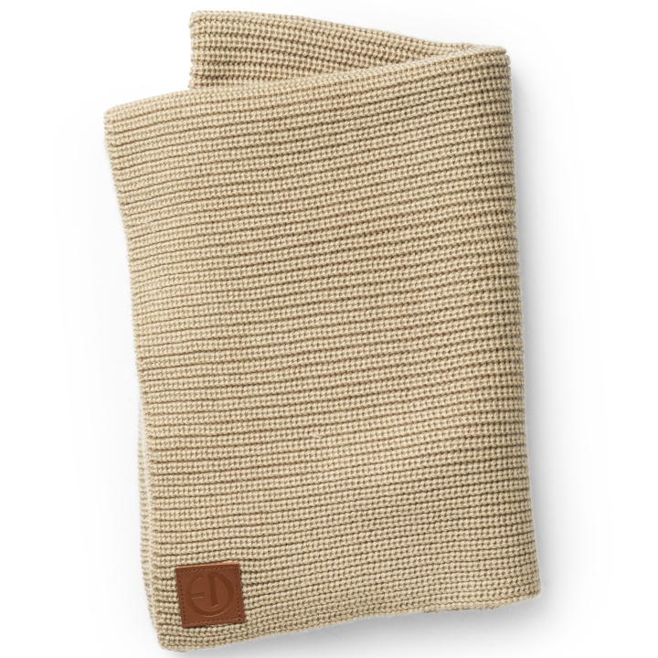 Elodie Details Wool Knitted Blanket - Pure Khaki i gruppen LEGETØJ, BØRN & BABY / Børnetekstiler / Babydyner hos TP E-commerce Nordic AB (C23261)