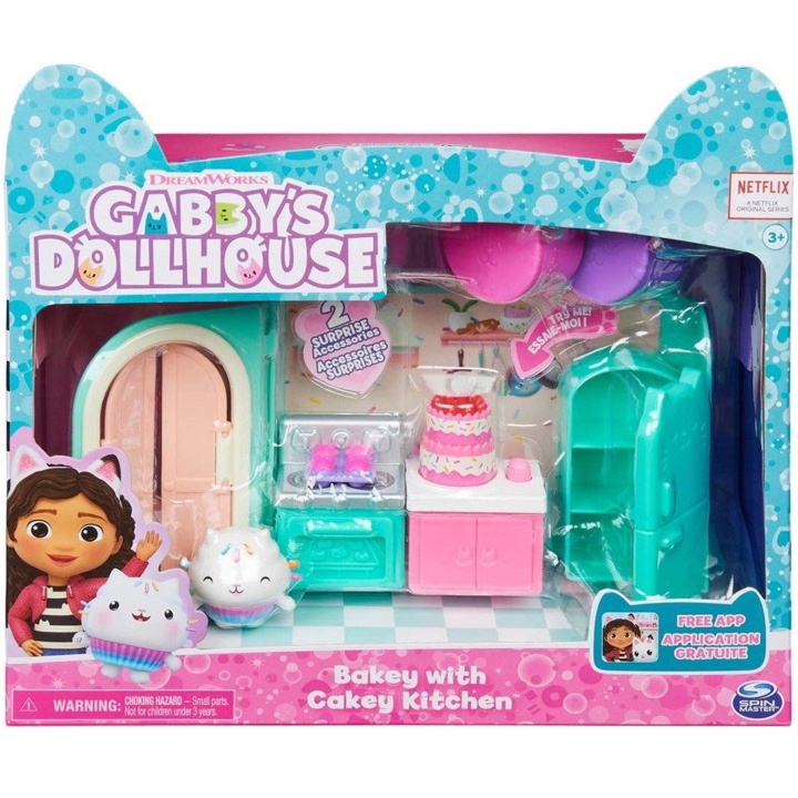 Gabbys Dollhouse Deluxe Room - Cakey\'s Kitchen i gruppen LEGETØJ, BØRN & BABY / Legetøj / Legetøj hos TP E-commerce Nordic AB (C23377)