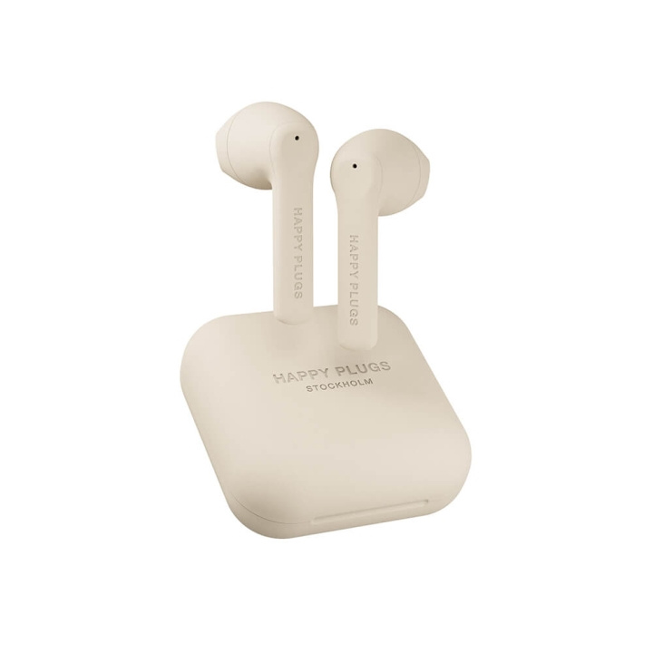 Happy Plugs Air 1 Go Hovedtelefoner In-Ear True Wireless Beige i gruppen HJEMMEELEKTRONIK / Lyd & billede / Hovedtelefoner & Tilbehør / Hovedtelefoner hos TP E-commerce Nordic AB (C23479)