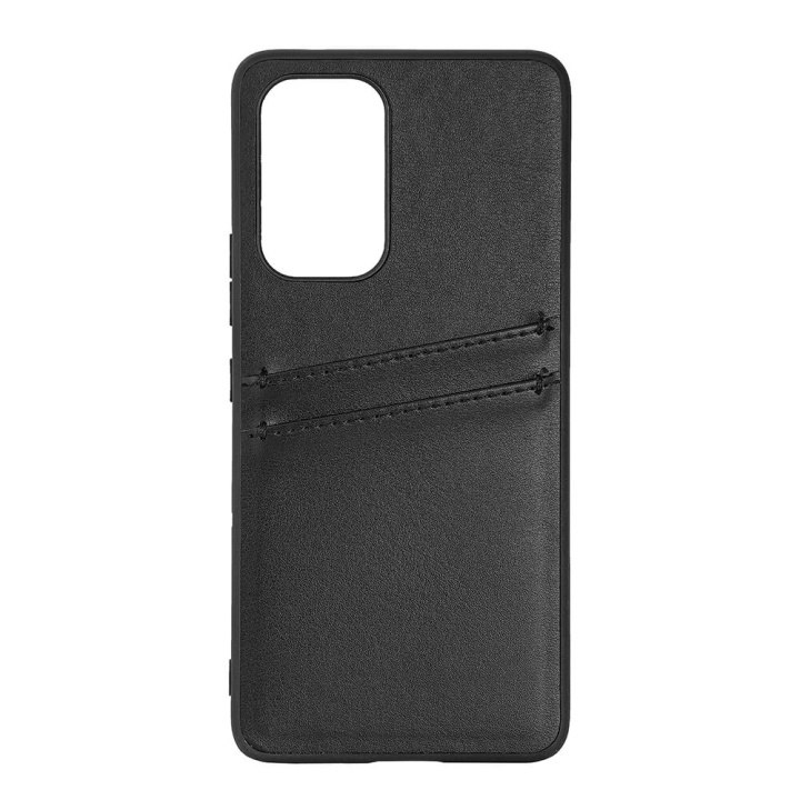 Buffalo Mobilcover PU Sort - Samsung Galaxy A53 5G i gruppen SMARTPHONES & TABLETS / Mobil Beskyttelse / Samsung hos TP E-commerce Nordic AB (C23544)