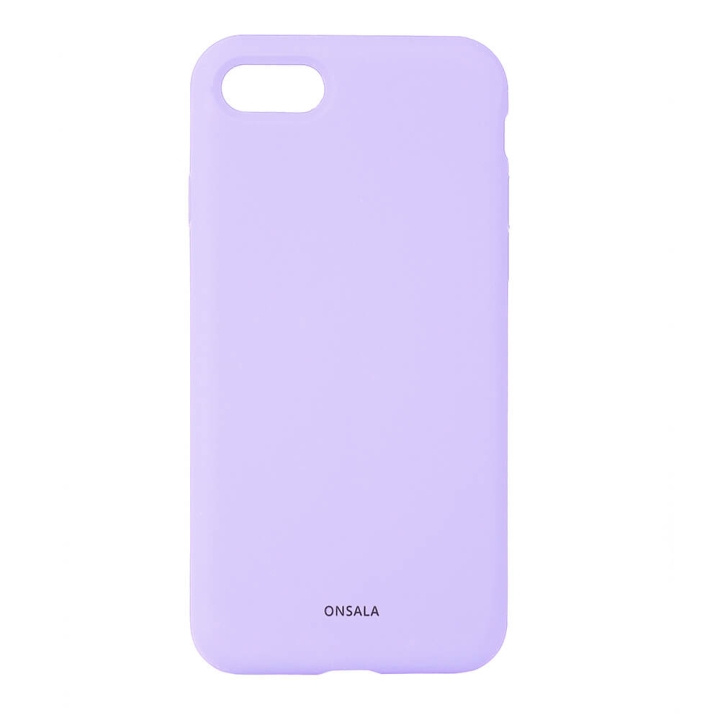 ONSALA Backcover Silicone iPhone 6/7/8/SE Purple i gruppen SMARTPHONES & TABLETS / Mobil Beskyttelse / Apple / iPhone SE (2nd gen & 3rd gen) / Cover hos TP E-commerce Nordic AB (C23601)