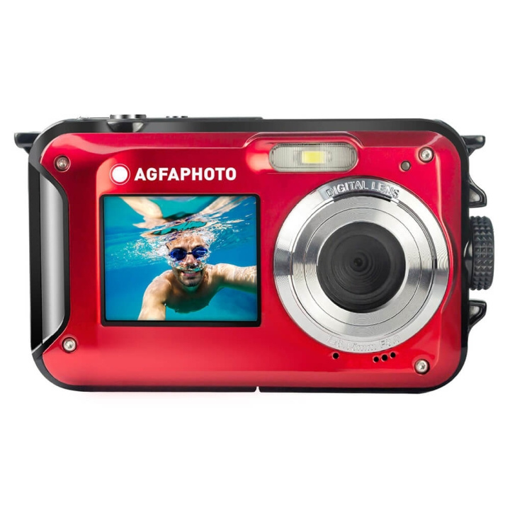 Agfa Digital kamera WP8000 CMOS WP 24MP Rød Fuld HD i gruppen HJEMMEELEKTRONIK / Foto og video / Kamera hos TP E-commerce Nordic AB (C23609)