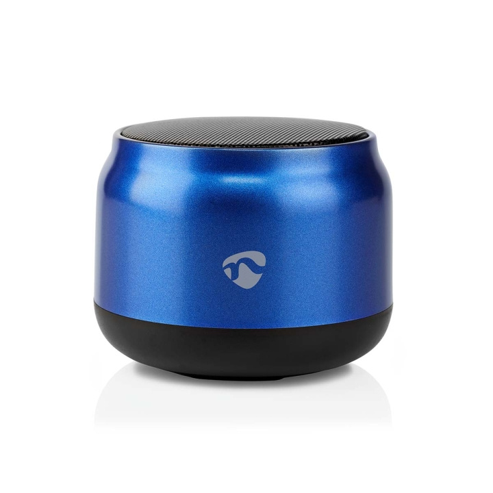 Nedis Bluetooth® højttaler | Maksimal batteritid: 4 timer | Håndholdt design | 5 W | Mono | Indbygget mikrofon | Kan parres | Blå i gruppen HJEMMEELEKTRONIK / Lyd & billede / Højttalere & tilbehør / Bluetooth-højttalere / Bærbare højttalere hos TP E-commerce Nordic AB (C23647)