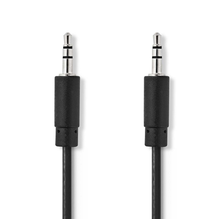 Nedis Stereo Audio kabel | 3.5 mm Hanstik | 3.5 mm Hanstik | Nikkelplateret | 1.00 m | Runde | Sort | Box i gruppen HJEMMEELEKTRONIK / Lyd & billede / Højttalere & tilbehør / Tilbehør hos TP E-commerce Nordic AB (C23758)