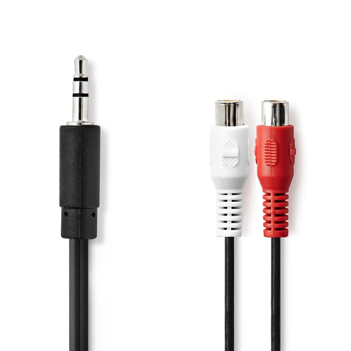 Nedis Stereo Audio kabel | 3.5 mm Hanstik | 2x RCA Hun | Nikkelplateret | 0.20 m | Runde | Box i gruppen HJEMMEELEKTRONIK / Lyd & billede / Højttalere & tilbehør / Tilbehør hos TP E-commerce Nordic AB (C23772)