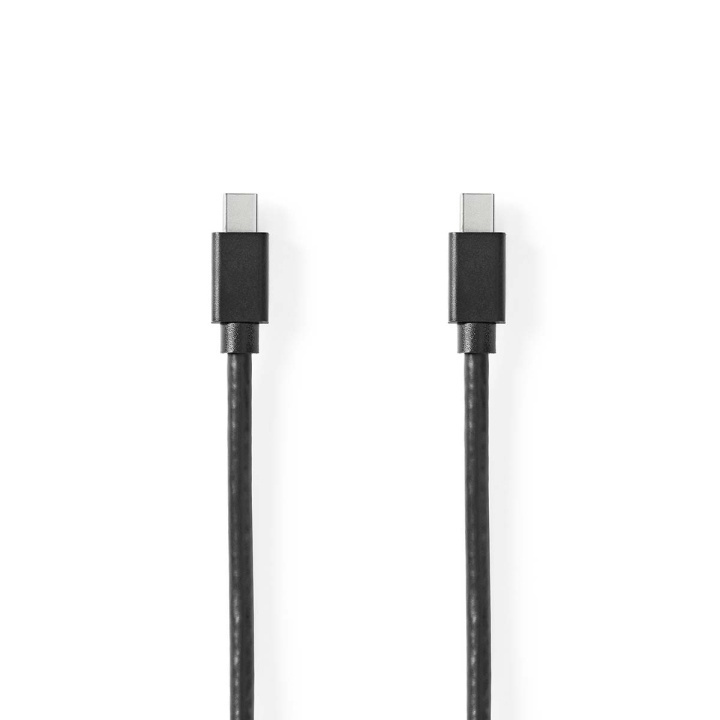 Nedis Mini DisplayPort kabel | DisplayPort 1.4 | Mini DisplayPort han | Mini DisplayPort han | 48 Gbps | Nikkelplateret | 2.00 m | Runde | PVC | Sort | Blister i gruppen COMPUTERTILBEHØR / Kabler og adaptere / DisplayPort / Kabler hos TP E-commerce Nordic AB (C23844)