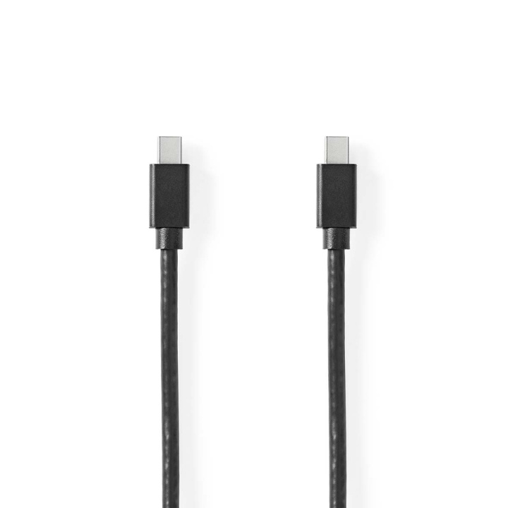 Nedis Mini DisplayPort kabel | DisplayPort 1.4 | Mini DisplayPort han | Mini DisplayPort han | 48 Gbps | Nikkelplateret | 2.00 m | Runde | PVC | Sort | Konvolut i gruppen COMPUTERTILBEHØR / Kabler og adaptere / DisplayPort / Kabler hos TP E-commerce Nordic AB (C23846)