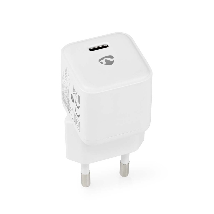 Nedis Vægoplader | 30 W | Hurtigopladningsfunktion | 1.5 / 2.0 / 2.5 / 3.0 A | Antal output: 1 | USB-C™ | Automatisk Valgt Spænding i gruppen SMARTPHONES & TABLETS / Opladere og kabler / Vægoplader / Væg oplader Type C hos TP E-commerce Nordic AB (C23929)