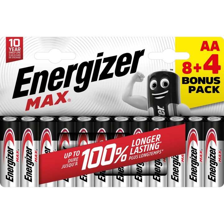 Energizer Alkaline Batteri AA | 1.5 V DC | 12-Blister i gruppen HJEMMEELEKTRONIK / Batterier og opladere / Batterier / AA hos TP E-commerce Nordic AB (C23950)