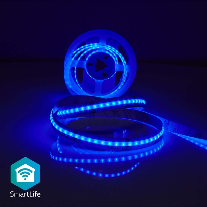 Nedis SmartLife LED-Bånd | Wi-Fi | RGB / Varm til kølig hvid | COB | 2.00 m | IP20 | 2700 - 6500 K | 860 lm | Android™ / IOS i gruppen HJEMMEELEKTRONIK / Lys / LED-kæder hos TP E-commerce Nordic AB (C23990)