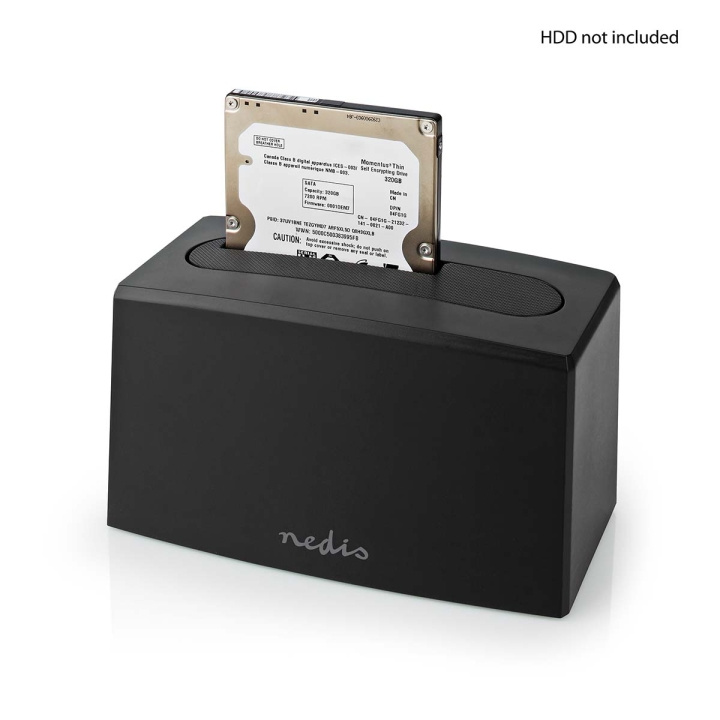 Nedis Harddisk Dockingstation | USB 3.2 Gen1 | USB Type-A | 1 Disk | 2.5 / 3.5 