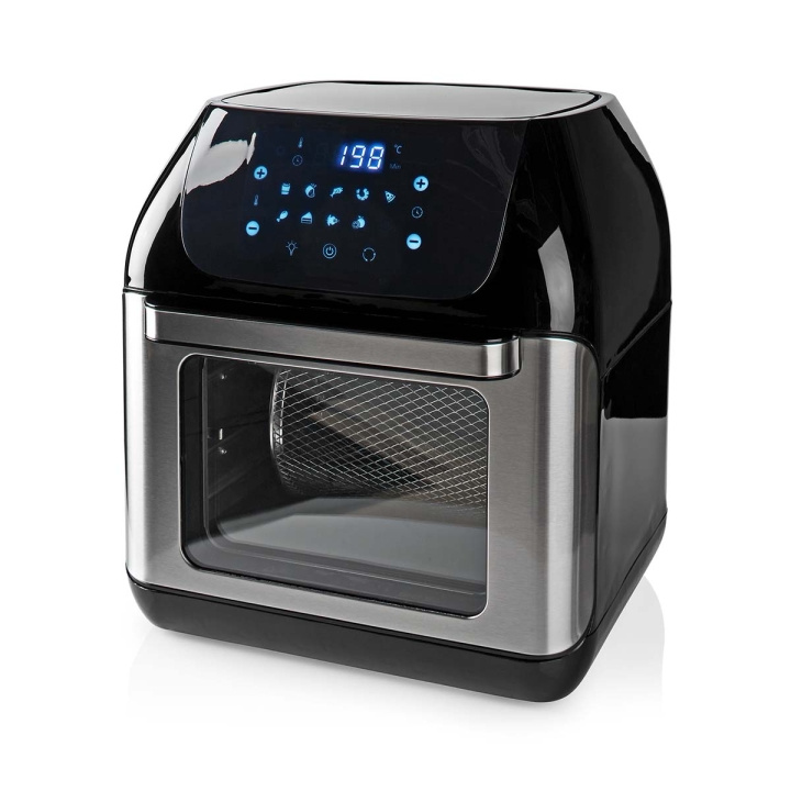 Nedis Hot Air Fryer | 12 l | Timer: 60 min | Antal forudindstillede programmer: 9 | Digital | Sort i gruppen HJEM, HUS & HAVE / Husholdningsapparater / Airfryers & Friture hos TP E-commerce Nordic AB (C24107)