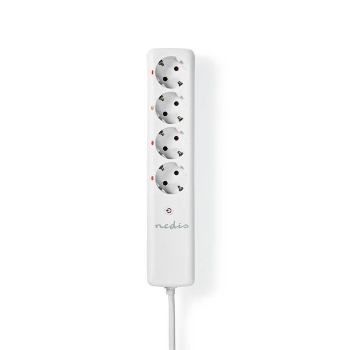 Nedis RF-Stik | 433 MHz | 3680 W | EU stik / Type F (CEE 7/7) | Hvid i gruppen HJEM, HUS & HAVE / Elektricitet & Belysning / Stikdåse hos TP E-commerce Nordic AB (C24113)