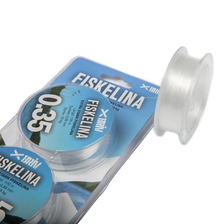 Fiskelina 2x100 m 0,35 mm 7,5 kg, 1/100 i gruppen SPORT, FRITID & HOBBY / Friluftsliv / Fiskeriudstyr hos TP E-commerce Nordic AB (C24158)