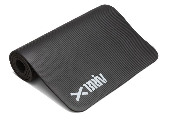 Briv Träningsmatta NBR 10 mm 180x60 cm, Svart i gruppen SPORT, FRITID & HOBBY / Træningsredskaber / Træningstilbehør hos TP E-commerce Nordic AB (C24366)