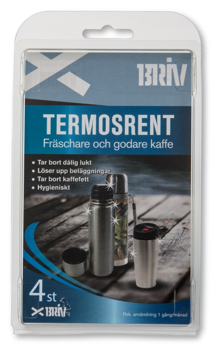 Briv Termosrent 4-pack i gruppen SPORT, FRITID & HOBBY / Friluftsliv / Termokander & vandflasker hos TP E-commerce Nordic AB (C24440)