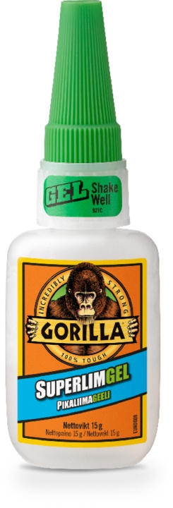 Gorilla Super Glue Gel 15 g i gruppen HJEM, HUS & HAVE / Kontorartikler / Tape/Lim hos TP E-commerce Nordic AB (C24616)