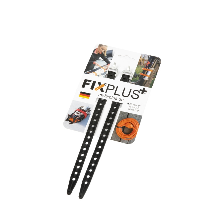 Spännband FixPlus 2-pack 23 cm Svart i gruppen SPORT, FRITID & HOBBY / Friluftsliv / Udendørs gadgets hos TP E-commerce Nordic AB (C24706)