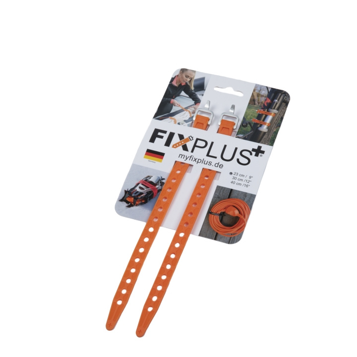 Spännband FixPlus 2-pack 23 cm Orange i gruppen SPORT, FRITID & HOBBY / Friluftsliv / Udendørs gadgets hos TP E-commerce Nordic AB (C24707)
