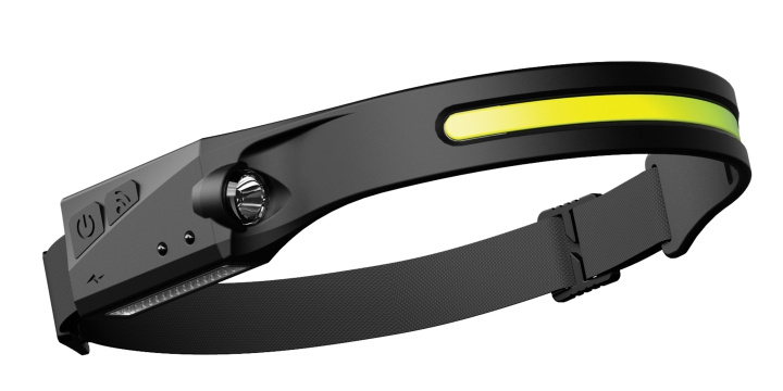 Pandelampe LX200, COB+LED, USB i gruppen SPORT, FRITID & HOBBY / Lommelygter og Pandelygter / Pandelamper hos TP E-commerce Nordic AB (C24765)