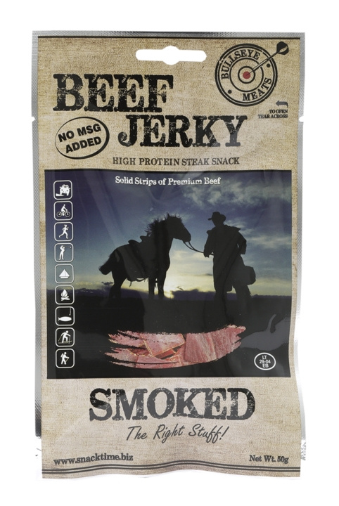 Beef Jerky Smoked 50 g i gruppen SPORT, FRITID & HOBBY / Friluftsliv / Udendørs gadgets hos TP E-commerce Nordic AB (C24839)