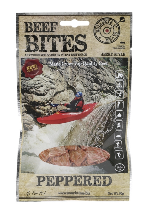 Beef Bites Peppered 50 g i gruppen SPORT, FRITID & HOBBY / Sjove gadgets / Slik hos TP E-commerce Nordic AB (C24842)