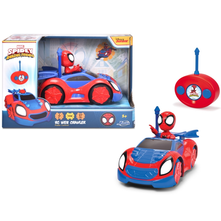 Jada Toys Marvel Spidey Radiostyrd bil i gruppen LEGETØJ, BØRN & BABY / Radiostyrede / Radiostyrede biler hos TP E-commerce Nordic AB (C24935)