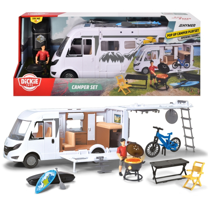 Dickie Hymer Campingset i gruppen LEGETØJ, BØRN & BABY / Legetøj / Legetøjsbiler hos TP E-commerce Nordic AB (C24945)