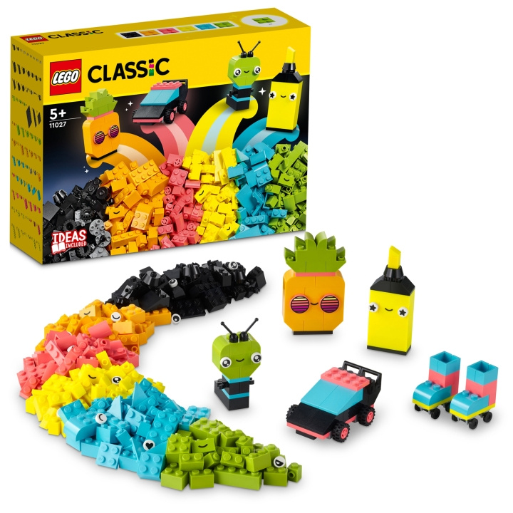 LEGO Kreativt skoj med neonfärger 11027 i gruppen LEGETØJ, BØRN & BABY / Legetøj / Bygge legesager / Lego hos TP E-commerce Nordic AB (C24962)