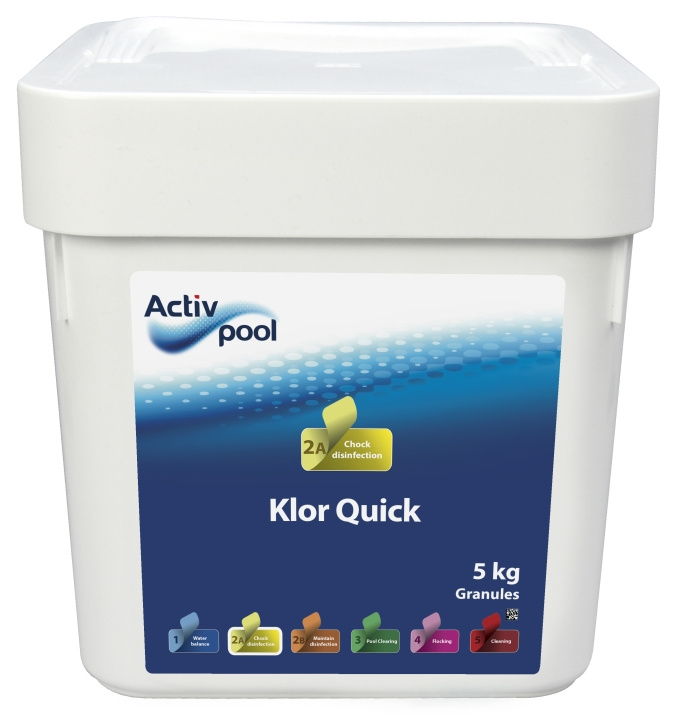 Klor Quick Granules 5 kg i gruppen HJEM, HUS & HAVE / Have og gårdhave / Pool & Tilbehør / Kemi til pools hos TP E-commerce Nordic AB (C25030)