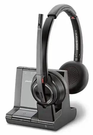 Poly, Savi, W8220/A, Stereo, W. Stand i gruppen COMPUTERTILBEHØR / Computer Tilbehør / Headset hos TP E-commerce Nordic AB (C25128)