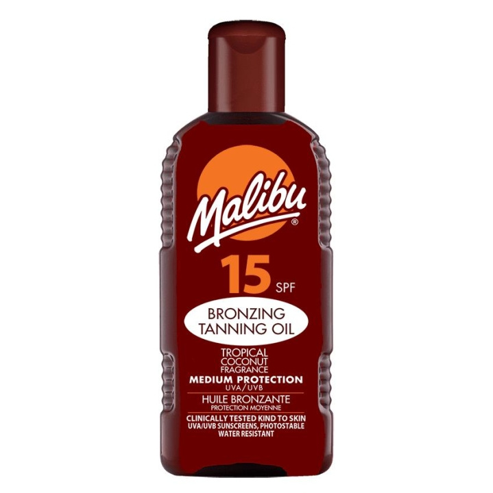 Malibu Bronzing Tanning Oil SPF 15 200ml i gruppen SKØNHED & HELSE / Hudpleje / Tanning / Solbeskyttelse hos TP E-commerce Nordic AB (C25248)