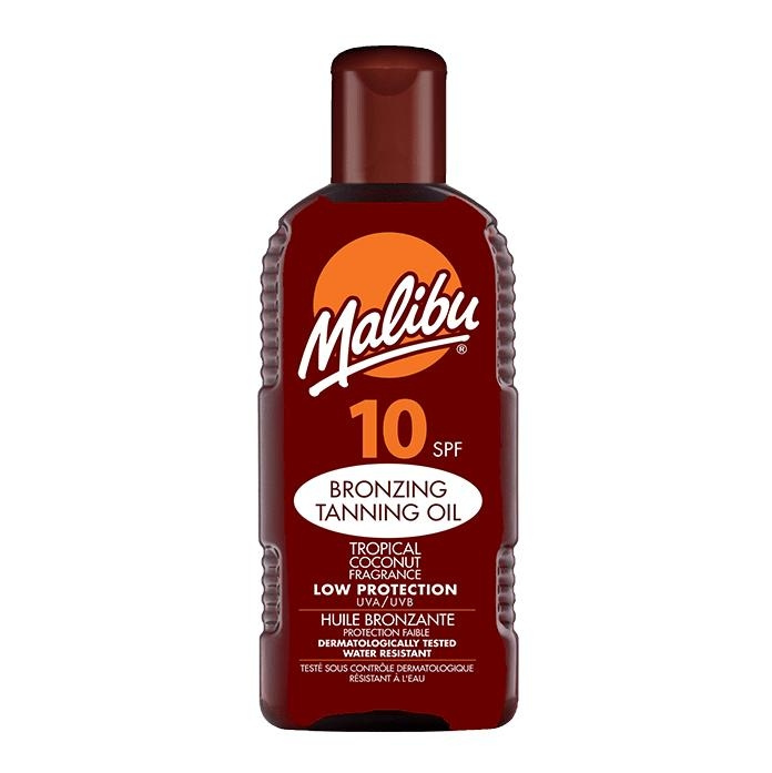 Malibu Bronzing Tanning Oil SPF10 200ml i gruppen SKØNHED & HELSE / Hudpleje / Tanning / Solbeskyttelse hos TP E-commerce Nordic AB (C25252)