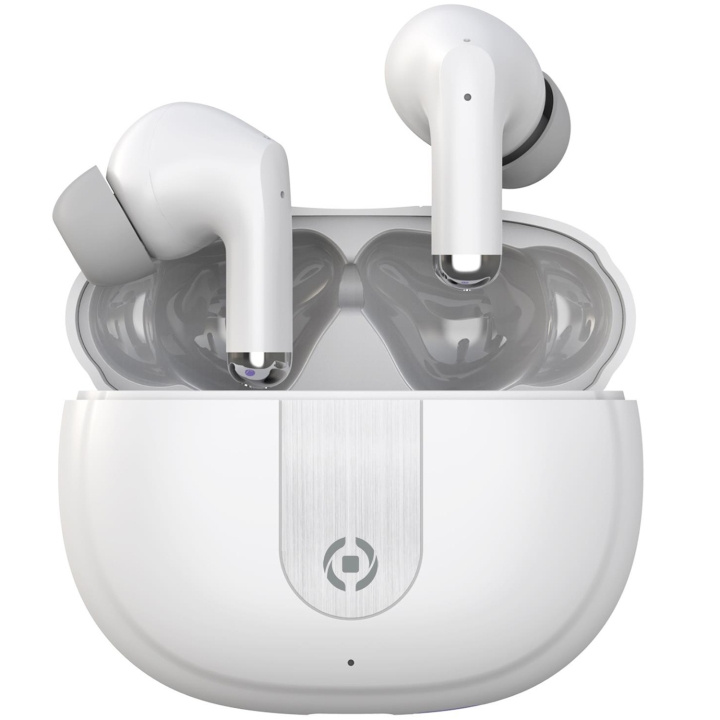 Celly Ultrasound True Wireless Bluetooth-headset In-ear ENC Vit i gruppen HJEMMEELEKTRONIK / Lyd & billede / Hovedtelefoner & Tilbehør / Hovedtelefoner hos TP E-commerce Nordic AB (C25302)