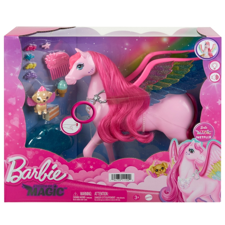 Barbie Touch of Magic Feature Pegasus i gruppen LEGETØJ, BØRN & BABY / Legetøj / Docks og tilbehør hos TP E-commerce Nordic AB (C25323)