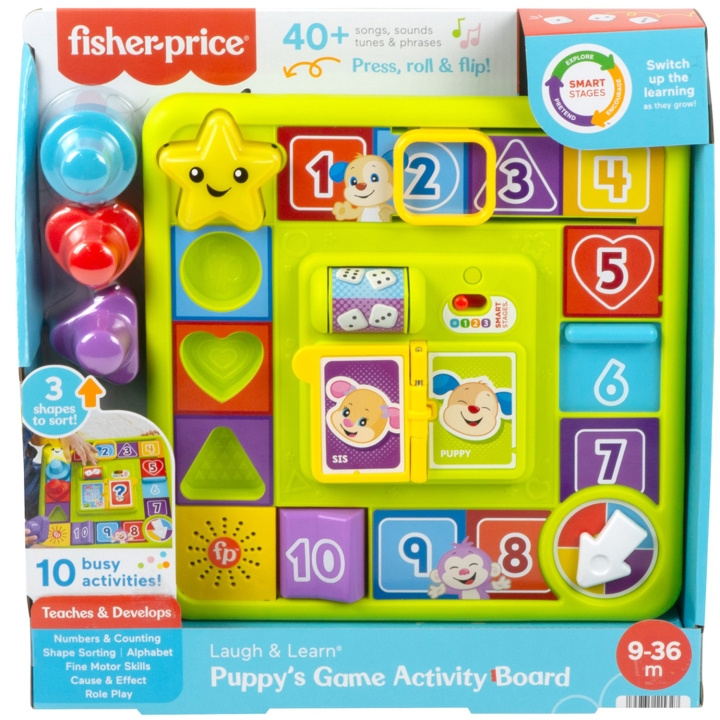 Fisher Price Roll & Spin Game Board i gruppen LEGETØJ, BØRN & BABY / Babyleg (0-3 år) / Aktivitetslegetøj hos TP E-commerce Nordic AB (C25333)