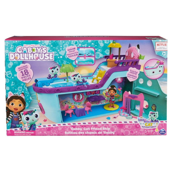 Gabbys Dollhouse Cat-Tastic Cruise Ship i gruppen LEGETØJ, BØRN & BABY / Legetøj / Legesæt hos TP E-commerce Nordic AB (C25334)