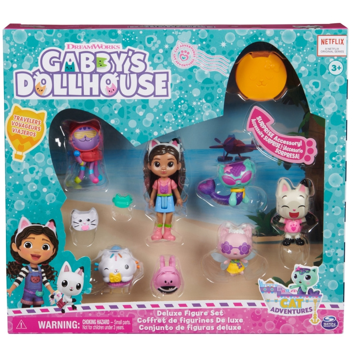 Gabbys Dollhouse Deluxe Gift Pack - Travelers i gruppen LEGETØJ, BØRN & BABY / Legetøj / Figurer & miniaturer hos TP E-commerce Nordic AB (C25337)